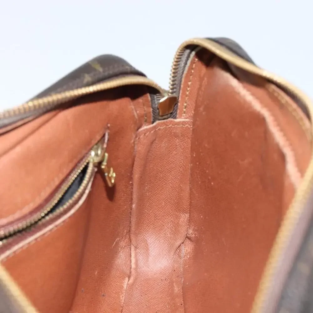 Louis Vuitton Monogram Marly Dragonne GM Clutch Bag Brown